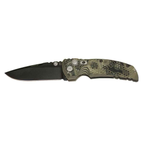 Hogue EX-01 3.5" G-Mascus Green Cerakote G10 Frame Tread Folder Drop Point - Hogue
