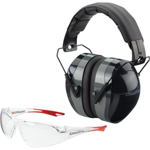 CHAMP BALLISTIC EYES & EARS COMBO BLK - Lightfield