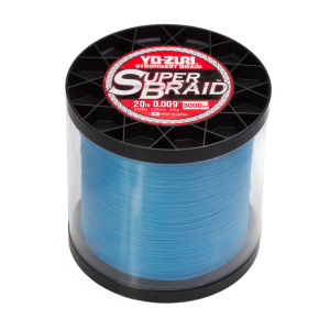 Yo-Zuri SuperBraid Fishing Line, Blue, 15lb Break Strength, 3000 Yards - Yo-Zuri