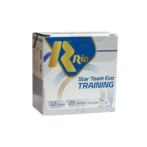 Rio Star Team Training 12 GA Target Load 2.75 inch Shotgun Shells - #7.5 1 oz. 1200 fps 250rd C - Rio Ammunition