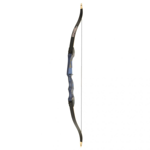 October Mountain Explorer CE Recurve Bow Blue 54 in. 25 lbs. Left Hand - October Mountain