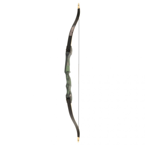 October Mountain Explorer CE Recurve Bow Green 54 in. 20 lbs. Left Hand - October Mountain