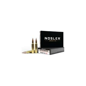 ler Match Grade Hollow Point 33 Nosler 20 Round Box Ammo