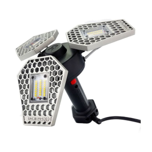Striker TRiLIGHT ShopLight White LED 3000 Lumen Plug In Aluminum Silver/Black - Striker