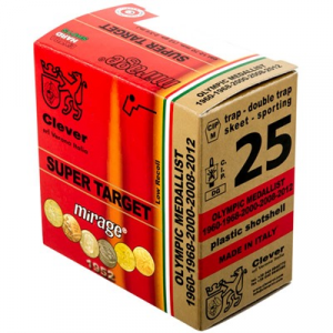 ver Mirage Super Target 12 Gauge 1-1/8oz #8 25 Round Box Ammo