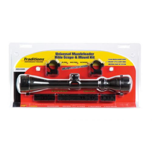 Traditions 3-9x40mm Universal Muzzleloader Riflescope and Mount Kit - Traditions Firearms