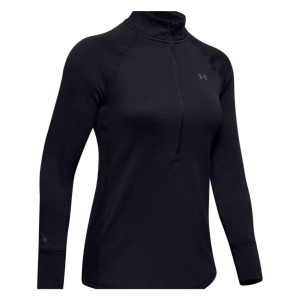 Under Armour ColdGear Base 4.0 1/2 Zip, Black, X-Small - Under Armour