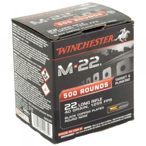 chester M-22 .22 LR 40gr LRN 500/bx Ammo