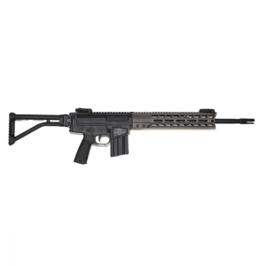 Brigade Manufacturing Makasi Rifle Billet Receiver 5.56 16" Barrel MLOK Rail and Folding Stock 12" MLOk Rail, MBUS Sights - Ga Precision