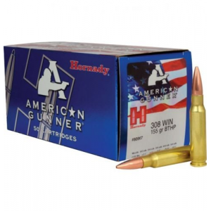 nady American Gunner 7.62 NATO/.308 WIN NATO 155 GR Boat Tail Hollow 50rd Box Ammo