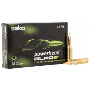 O (TIKKA) PowerHead Blade 6.5 PRC 120 Gr 20 Per Box Ammo