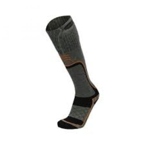 MOBILE WARMING MEN'S PREMIUM 2.0 MERINO HTD SOCKS GRAY LRG - Mobile Warming