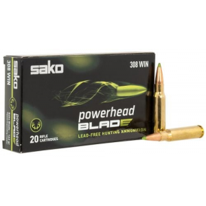 O (TIKKA) PowerHead Blade 308 Win 162 Gr 20 Per Box Ammo