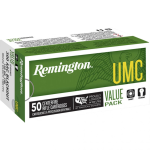 Remington UMC Centerfire Rifle Ammo .300 Black 150 gr. FMJ 50 rd. - Remington