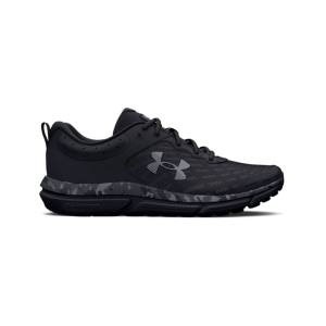 UA Men's Charged Assert 10 Camo Running Shoes Black/Pitch Gray Size 7.5 - Under Armour