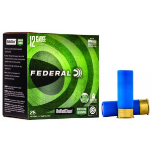 eral BallistiClean Lead Rifled Slug 12 Gauge 25 Round Box Ammo