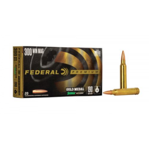 eral Gold Medal Sierra MatchKing BTHP 20RD 190gr 300 Winchester Magnum Ammo