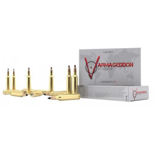 ler Varmageddon 22 Nosler 62 Gr Flat Base Hollow Point (FBHP) 50 Bx/ 6 Cs Ammo