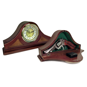 PSP Concealment Clock Concealment Clock Mahogany - Personal Security Products