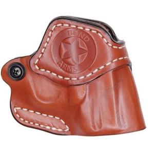 Premium Leather Cross Draw Holster with Trigger Guard, Tan Leather - Bond Arms