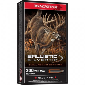 chester Ballistic Silvertip Rifle Ammunition .300 Win Mag 180 Gr. PT 2950 Fps 20/ct Ammo