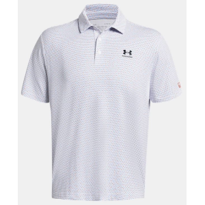 UA Playoff 3.0 Freedom Printed Polo, Men's, White, 3XL - Under Armour