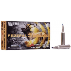 eral Premium 7mm Rem Mag 155 Gr Terminal Ascent 20 Bx/ 10 Cs Ammo