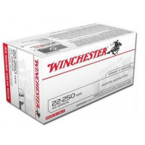 chester 22-250 Remington 45 Grain Jacketed Hollow Point 40rd Box Ammo