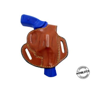 BROWN / RIGHT Ruger SP101 3? Barrel OWB Thumb Break Right Hand Leather Belt Holster - Pick Your Color and Hand - Myholster