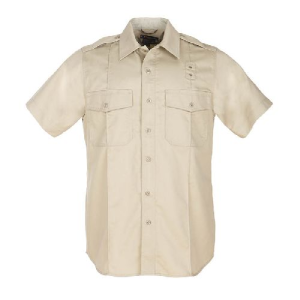 5.11 Men's PDU S/S Twill A-Class Shirt Silver Tan X-Large - 5.11 Tactical