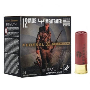 eral Premium Bismuth Non-Toxic Shot 12 Gauge 3 #5 25 Round Box Ammo