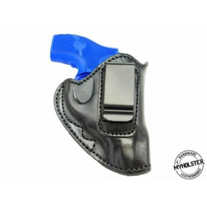 Brown Ruger LCR W/ Side Crimson Trace Laser IWB Inside the Waistband Leather Holster - Myholster