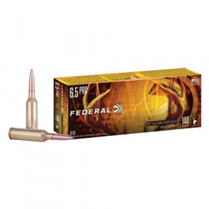 eral Fusion Rifle 6.5 PRC 140 Gr. Fusion 20 Rd. Ammo