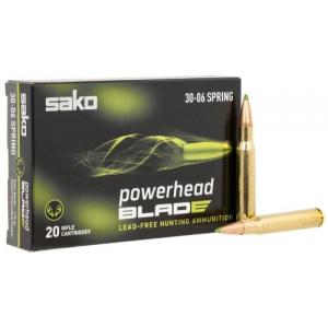 O (TIKKA) PowerHead Blade 30-06 Springfield 170 Gr 20 Per Box Ammo