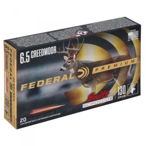 eral Premium 6.5 Creedmoor 130 Gr Swift Scirocco II 20 Bx/ 10 Cs Ammo