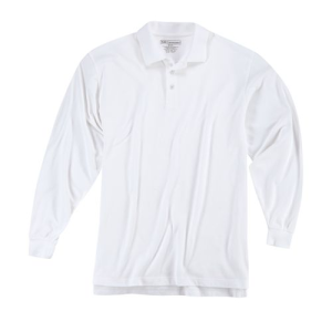 5.11 Professional Polo - Long Sleeve White Large - 5.11 Tactical