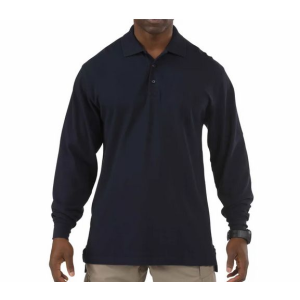 5.11 Professional Polo - Long Sleeve Dark Navy Medium - 5.11 Tactical