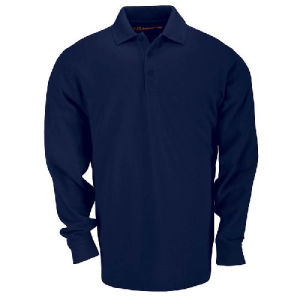 Men's Long Sleeve Tactical Polo Dark Navy Large - 5.11 Tactical