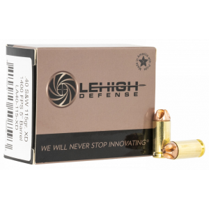 igh Defense LA40115XD Xtreme Defense 40 S&W 115 Gr Lehigh Defense XD FMT 20 Per Box/10 Cs Ammo