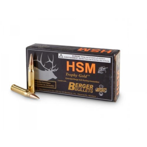  308168VLD Trophy Gold 308 Win 168 Gr Match Hunting Very Low Drag 20 Bx/ 25 Cs Ammo