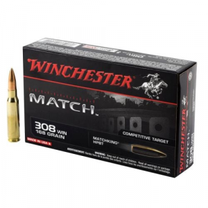 chester Match Sierra MatchKing Boat Tail Hollow Point 308 Winchester 20 Round Box Ammo