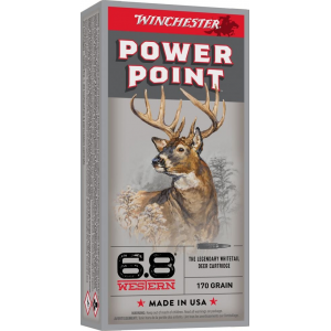 chester Power Point 6.8 Western 170 Gr Power-Point (PP) 20 Bx/ 10 Cs Ammo