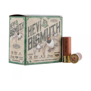 i-Shot Hevi-Bismuth #6 Non-Toxic Shot 12 Gauge 1 1/4 Oz 25 Round Box Ammo