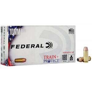 eral TP10VHP1 Train Protect 10mm Auto 180 Gr VHP 50 Per Box/10 Cs Ammo