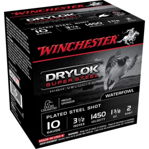 chester Drylok Super High Velocity Steel 10 Gauge 2 Shot 25 Round Box Ammo