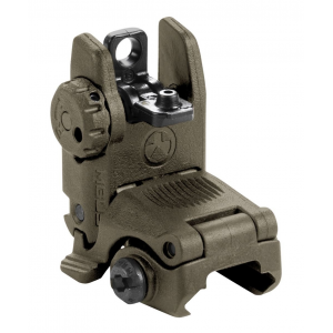 Magpul MBUS Rear Sight AR15/M16 OD Green Folding Polymer - Magpul