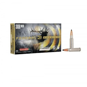 eral Premium Trophy Copper 308 Winchester 20 Round Box Ammo