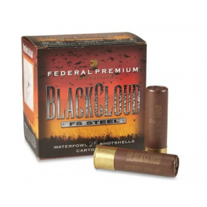 eral Premium Black Cloud FS Steel 10 Gauge #2 25 Round Box Ammo