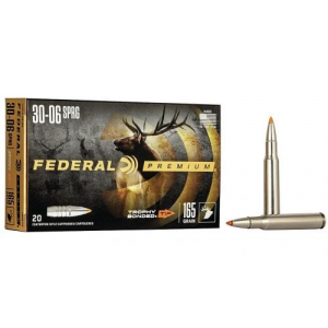 eral Vital-Shok Trophy Bonded Tip 20RD 165gr .30-06 Springfield Ammo