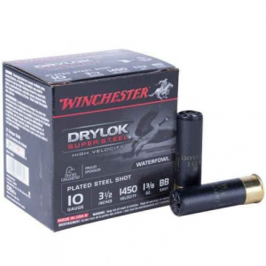 chester Drylok Super High Velocity Steel 10 Gauge BB Shot 25 Round Box Ammo